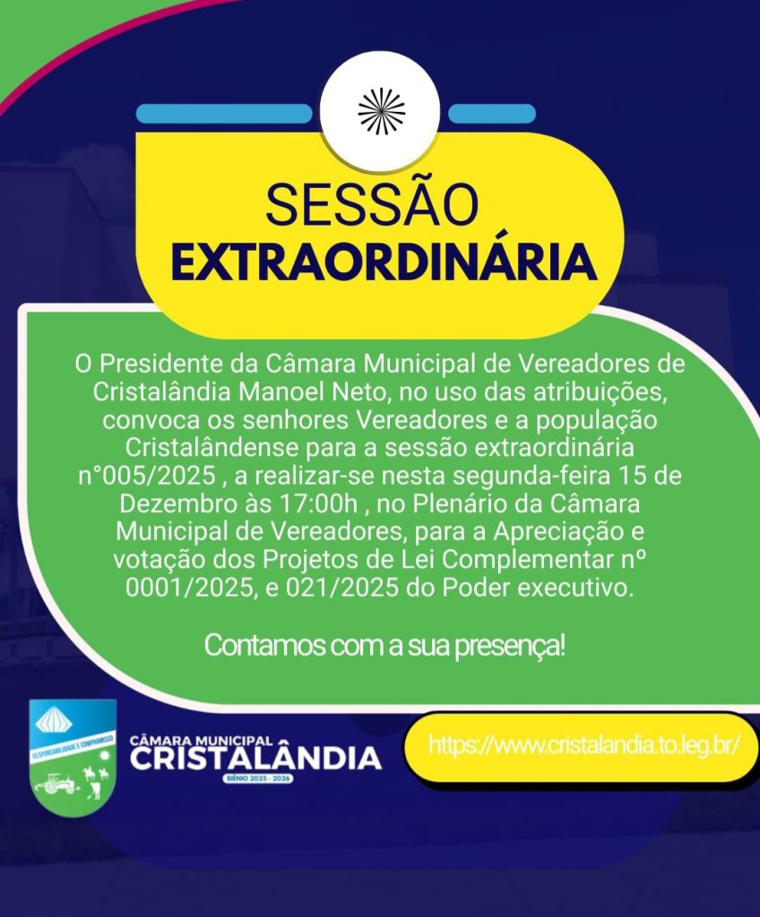 RETIFICAÇÃO DA DATA E HORARIO